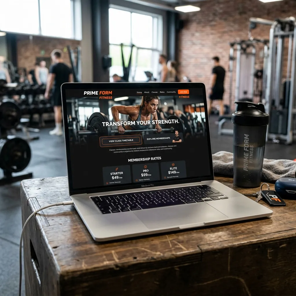 Prime Form Fitness Website Design